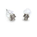 Sterling Silver Diamante Stud Earrings - Ideal Birthday or Christmas Gift