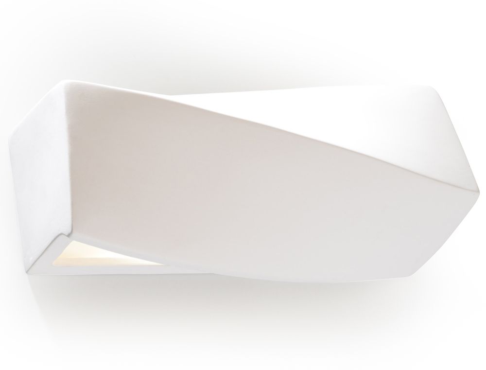 Ceramic Wall Lamp - Mini Paintable Light Fixture