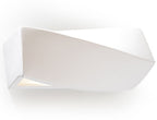 Ceramic Wall Lamp - Mini Paintable Light Fixture