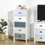 5-Drawer Dresser: Sleek Design, Metal Handle