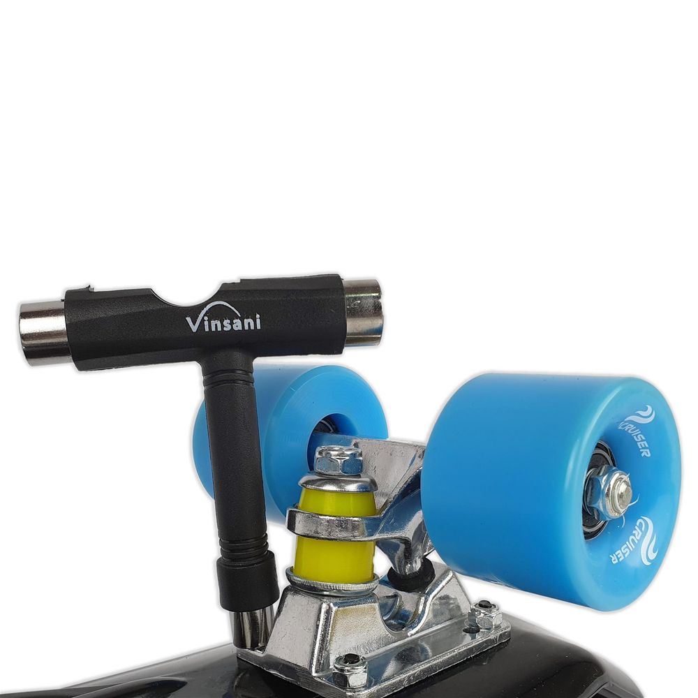 SKATEBOARD TOOL: One-stop, lightweight & portable T-shape tool for easy adjustment and customisation of your skateboard!