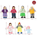 Doll House Figure Set - Happy Family Pretend Play