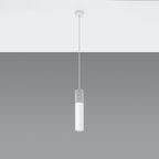 Modern Pendant Lamp: Steel & Concrete Design - GU10