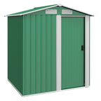 5ft x 4.3ft Outdoor Metal Storage Shed - Sliding Door, Sloped Roof