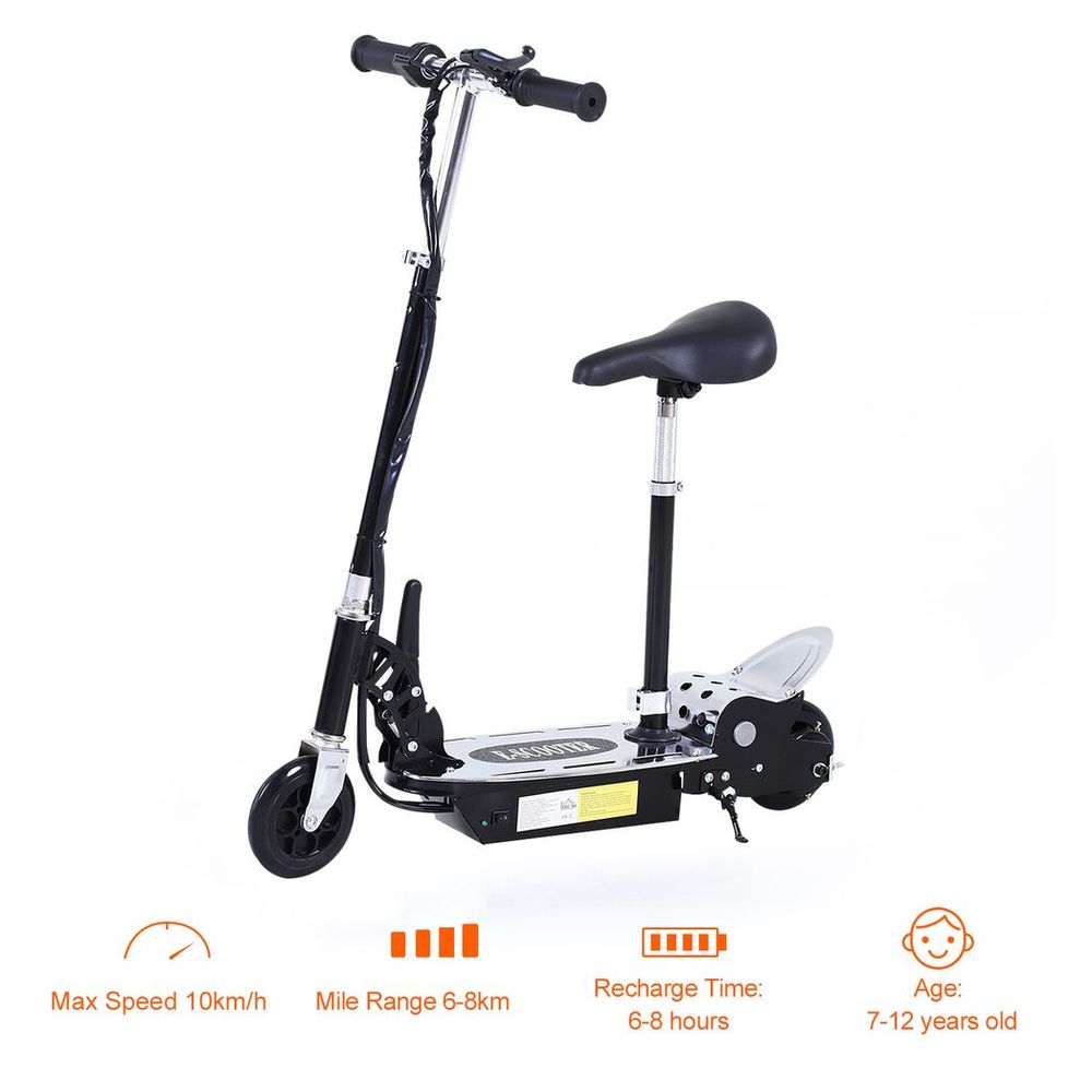 Teen Foldable Electric Scooters 120W w/ Brake Kickstand - High Quality