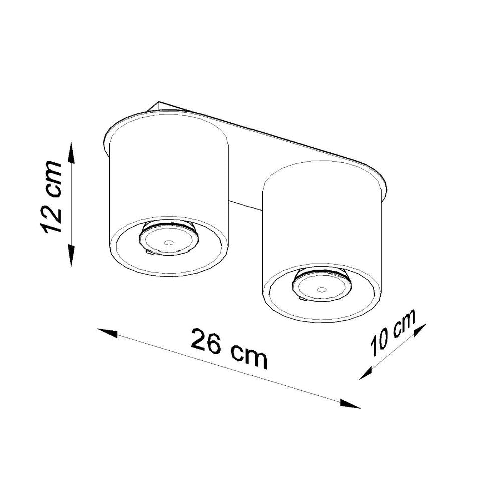 Ceiling lamp aluminum modern Design GU10 in Aluminum