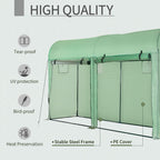 10ft x 3ft Plant Tomato Greenhouse - Double Doors - 4 Windows