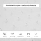 Office Carpet Protector Chair Mat Clear Spike Non Slip Studs Frosted Lipped