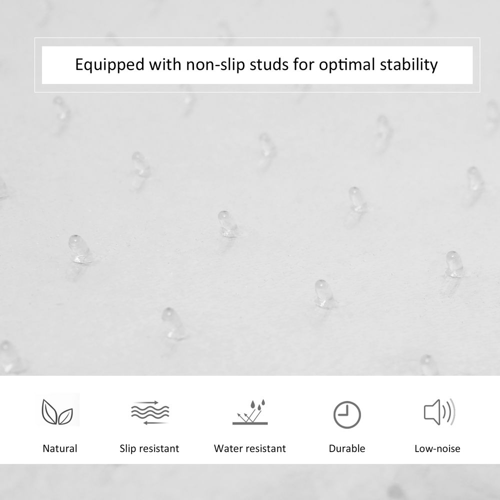 Office Carpet Protector Chair Mat Clear Spike Non Slip Studs Frosted Lipped