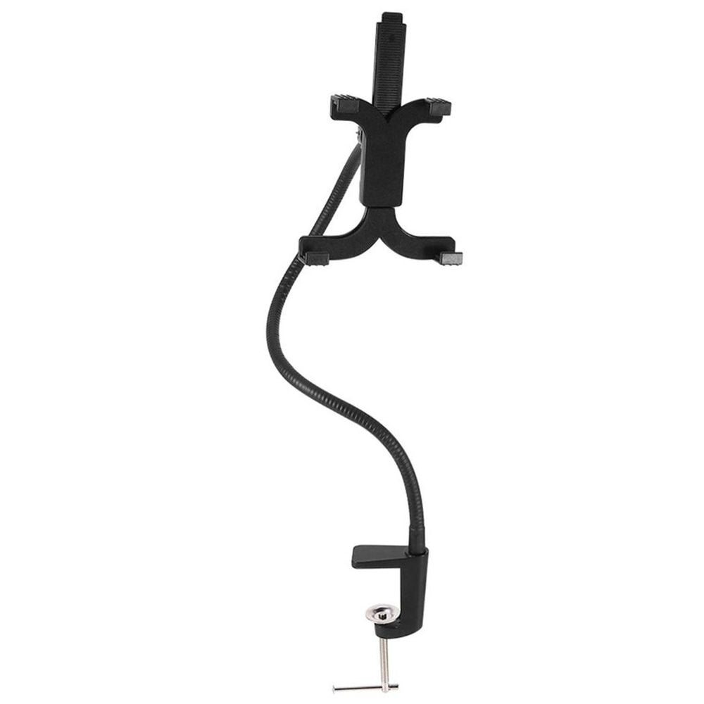 AQ 360 Aluminium Alloy Rotating Tablet Holder - Black - Adjustable Gooseneck
