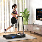 1-6 km/h Folding Motorised Treadmill Walking w/ Remote Control
