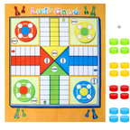 Classic Board Games Set - Fun and Educational Toy for Hours of Family Entertainment - Quality Ludo