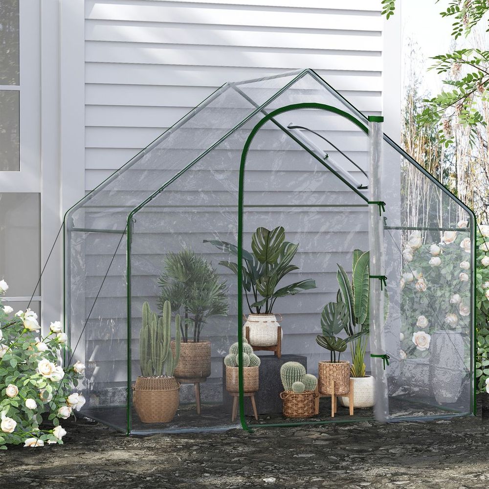 Portable Walk-in Greenhouse - Extend Growing Season, Protect Plants