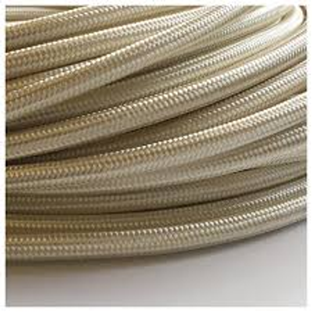 Vintage Rainbow Fabric Covered Electric Cable - Ideal for Lights. & Double Insulated. 7mm Diameter. RoHS Reach CE Compliant