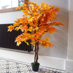 Botanik 125cm Orange Maple Acer Extra Large Artificial Tree
