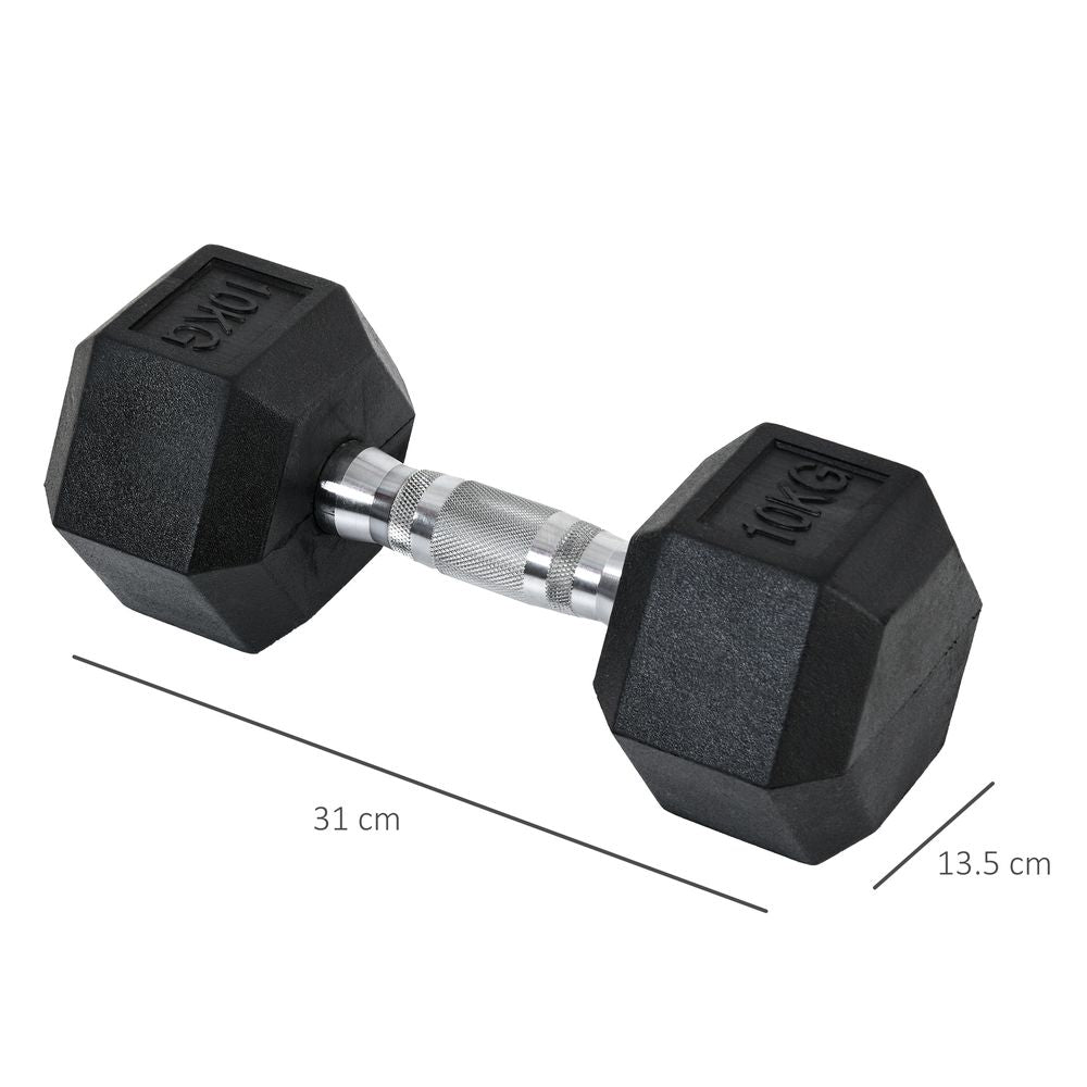 Durable 20kg Hex Dumbbell Set - for Home Fitness