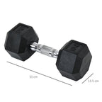 Durable 20kg Hex Dumbbell Set - for Home Fitness