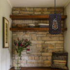 Vintage Wicker Rattan Pendant Light - Handmade, Adjustable, E27 Base - for Living Room, Dining Room, Cafe, Bar