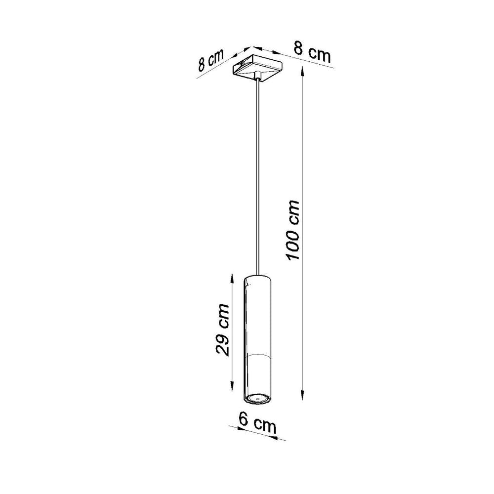 Pendant lamp steel modern Design GU10