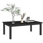 Aluminium Outdoor Coffee Table Patio Table, Black