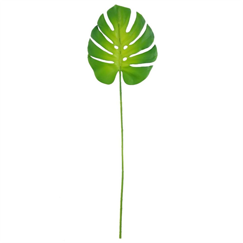 Set of 6 Artificial Monstera Leaves - Lifelike and Versatile for Stunning Décor