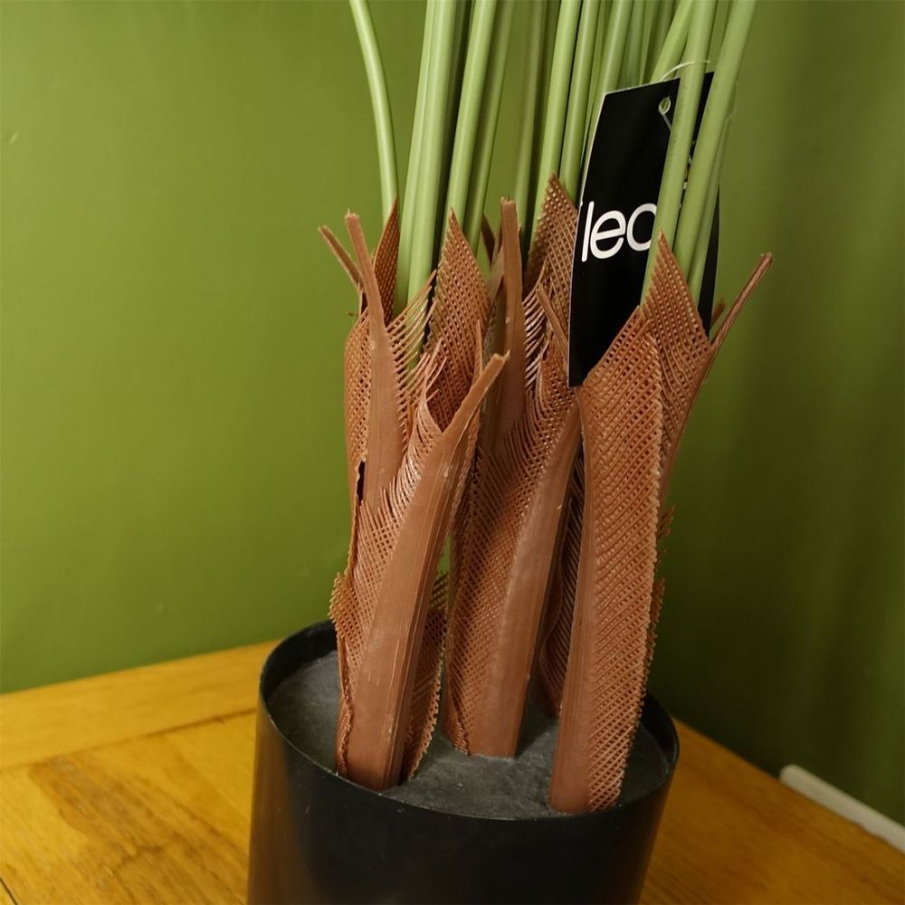 150cm Large Artificial Areca Palm - Black Pot - Home Décor