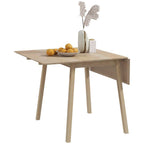 Versatile Drop Leaf Kitchen Table - Extendable Dining Table for Small Spaces - 2-4 Seater