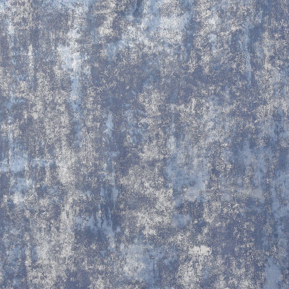 Stone Textured Navy/Silver Wallpaper 12 ft - Attention to Detail