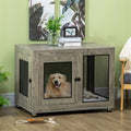 Dog Crate with Cage Detail