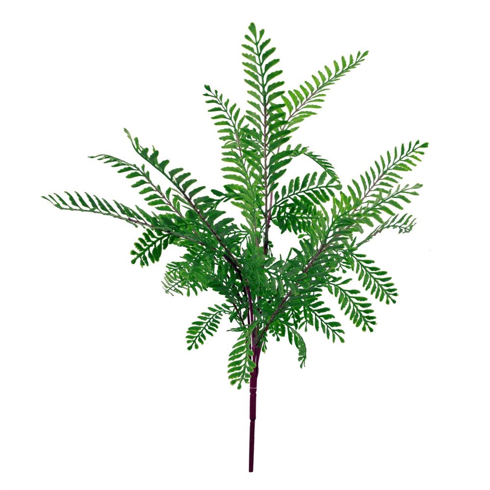 55cm Himalayan Maidenhair Fern Bush - Dark Green Artificial Plant