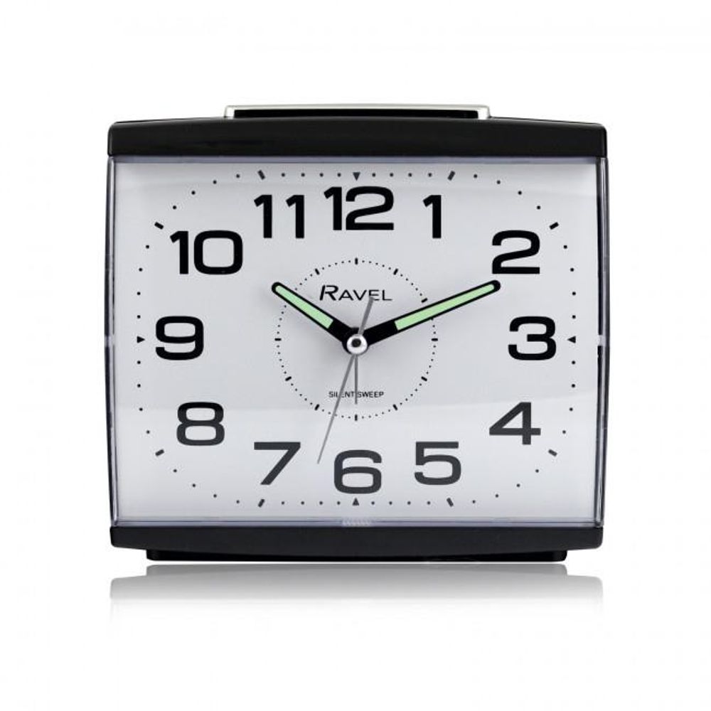 Large Square Retro Bedside Quartz Alarm Clock.3