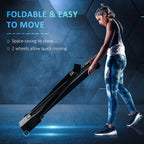 High-Performance Foldable Electric Treadmill - Boost Fitness with LED screen, Safety Lock