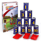 Fun with Tin Can Alley Game - Hours of Laughter & Enjoyment for All Ages - Lightweight & Durable - Great Gift Idea - Indoor & Outdoor!
