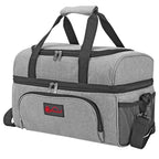 CURVE COOLER BAG: Dual Compartment, Large Capacity, Leak-Proof Lining