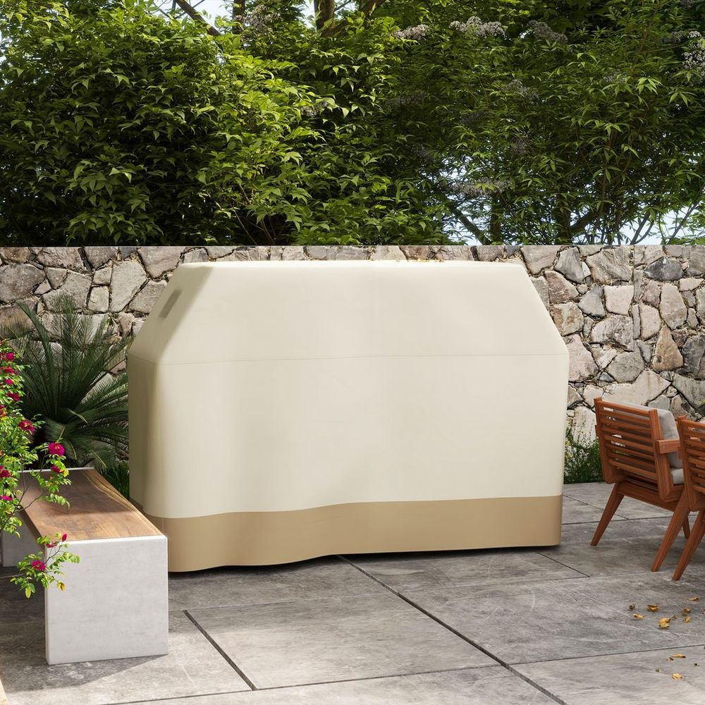 BBQ Cover, Waterproof UV Protection, 188x71x125cm - Durable