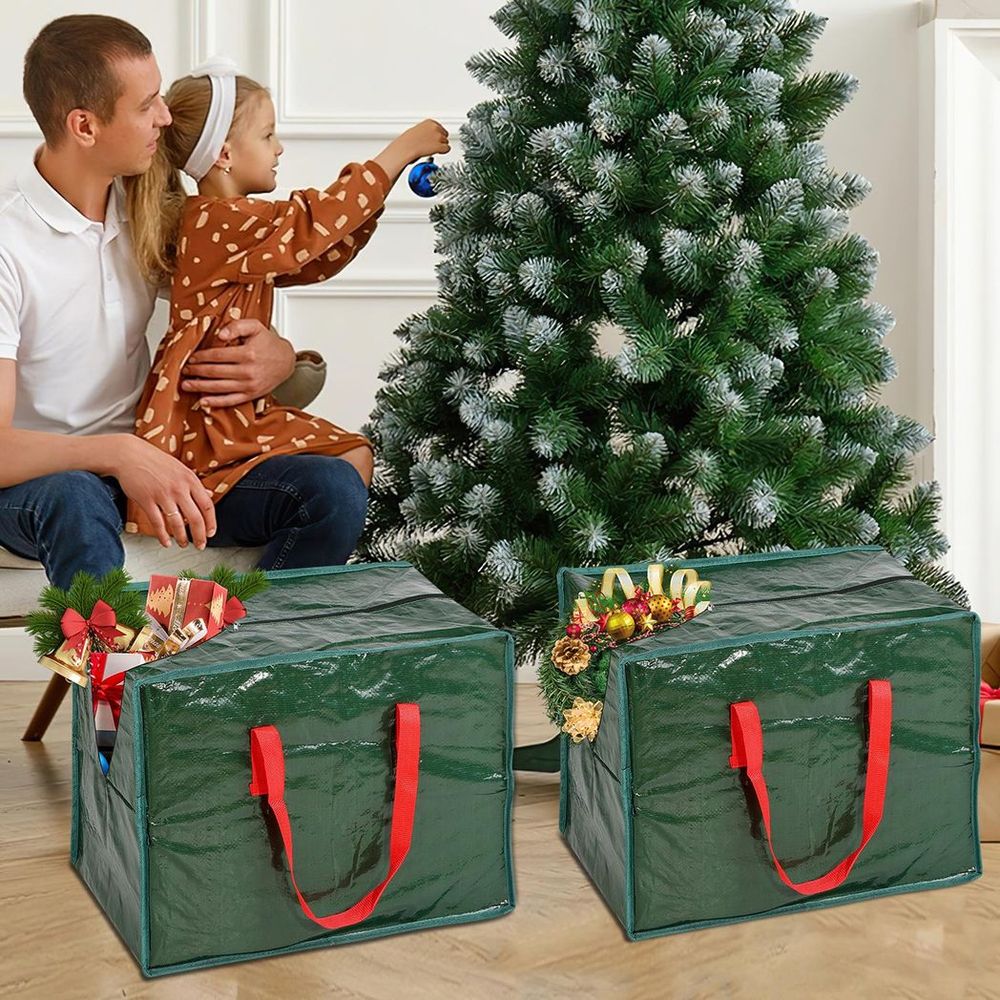 Christmas Baubles & Tinsel Storage Bag - Organize & Protect Your Holiday Decorations