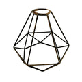Brass Wire Lamp Cage - Vintage Industrial Style