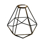 Brass Wire Lamp Cage - Vintage Industrial Style