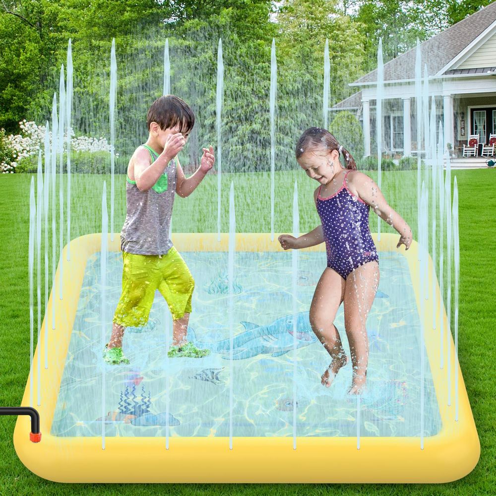 Yellow Square Sprayer - Multipurpose Splash Mat