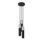 Pendant lamp Steel, concrete Borgio modern Design GU10 in Steel