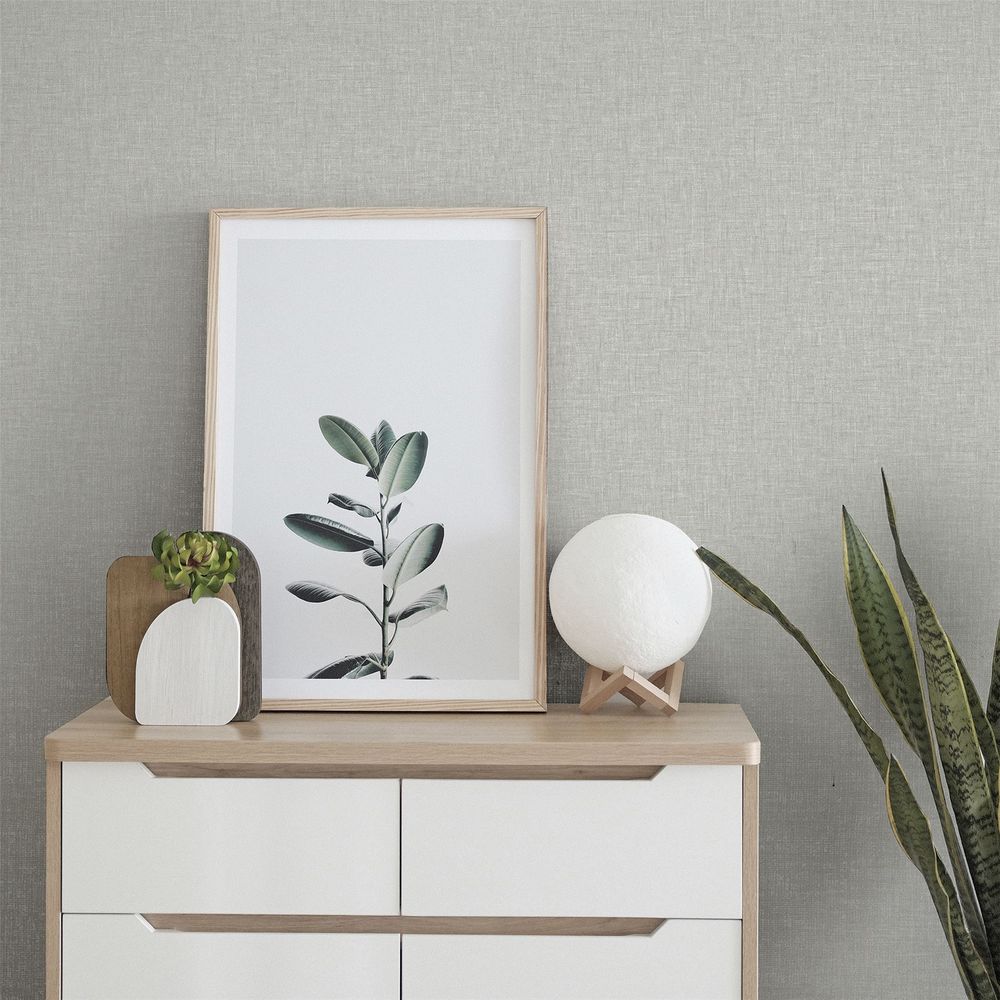 Luxury: Linen Texture Light Grey sw12