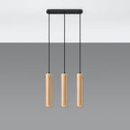 Scandinavian Design Wood Pendant Lamp - GU10