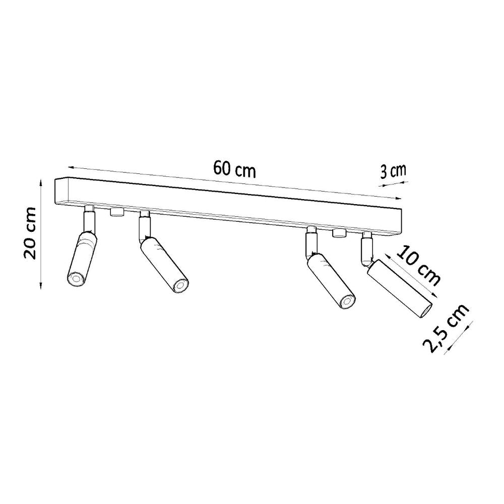 Steel Eyetech Ceiling Lamp - Modern Design - G9