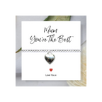 Mum You're The Best Stretch Beaded Bracelet & Card