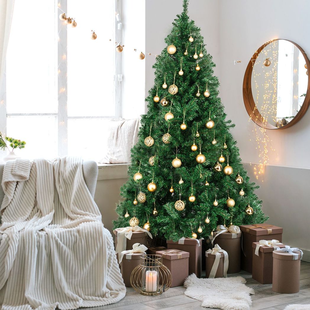 6FT Christmas Tree with 550 Branches PVC Artificial