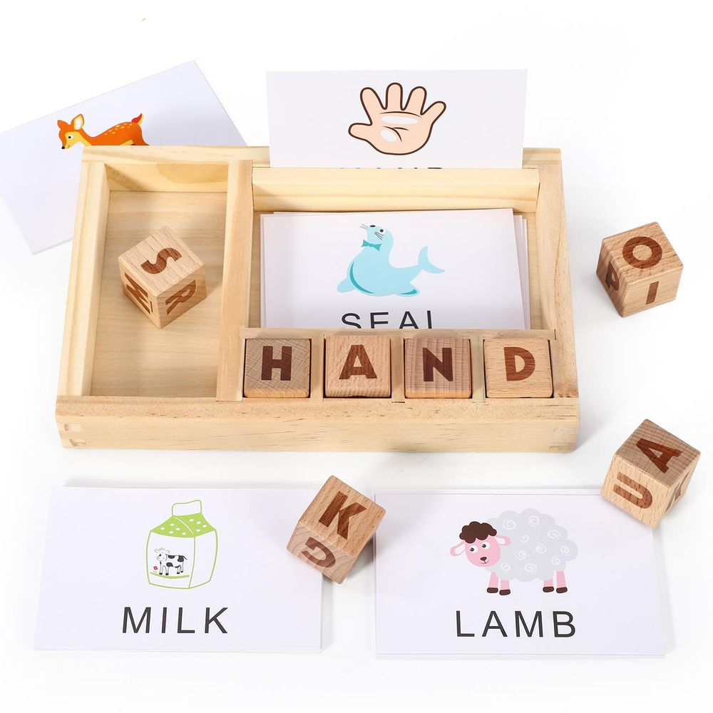 Wooden Spelling Game