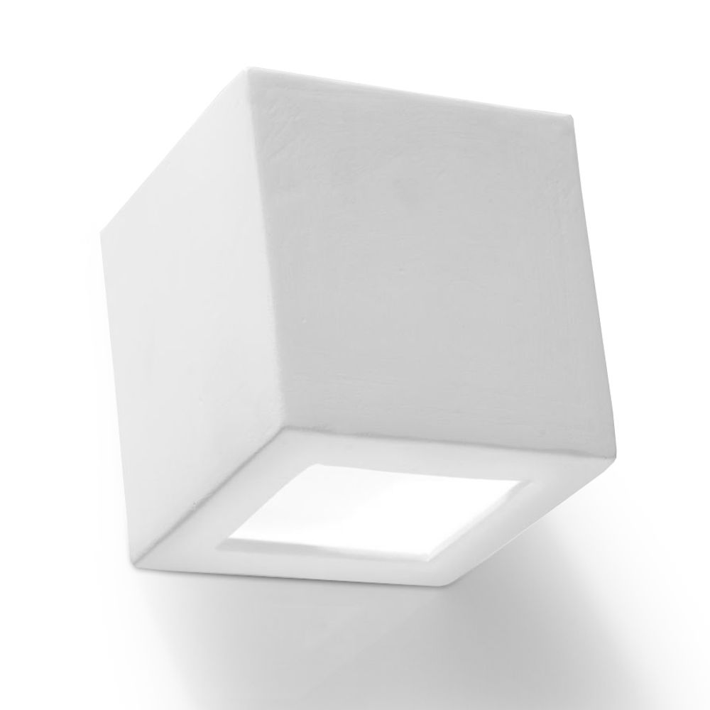 Ceramic Wall Lamp - Classic Design, Paintable