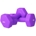 Set of 2 Hexagonal Dumbbells Weights Pair, 2 x 4kg