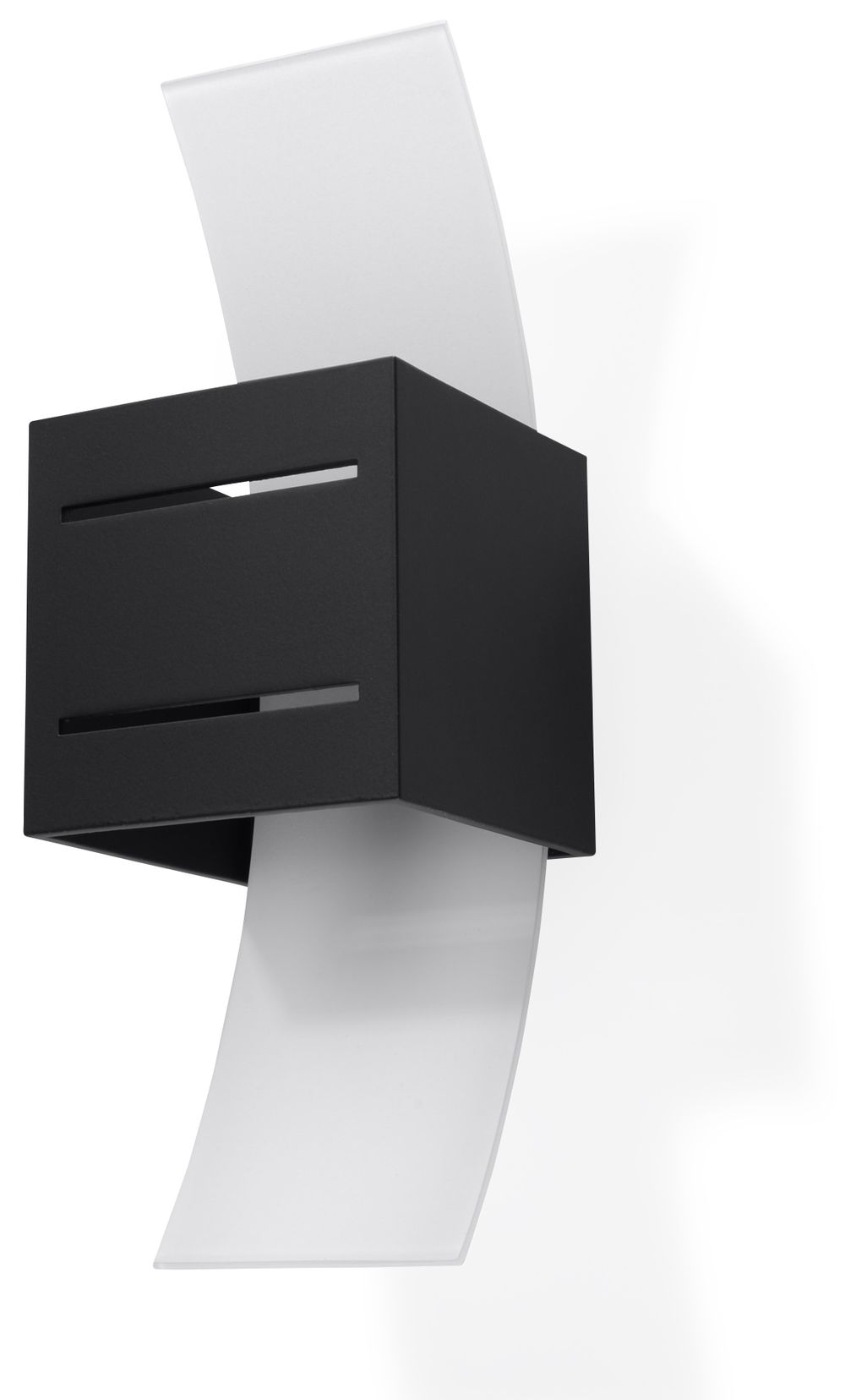 Modern Loft Design Wall Lamp - Black Square Shape - Up/Down - G9