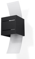 Modern Loft Design Wall Lamp - Black Square Shape - Up/Down - G9